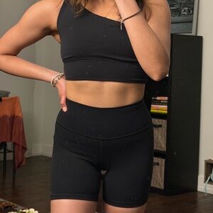 Athleta transcend 5” shortie biker shorts